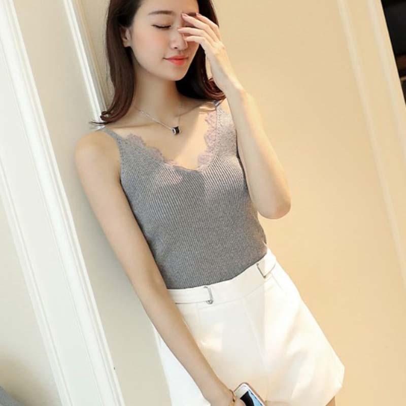 [HCM]Áo len 2 dây phối ren Mã: AH331.