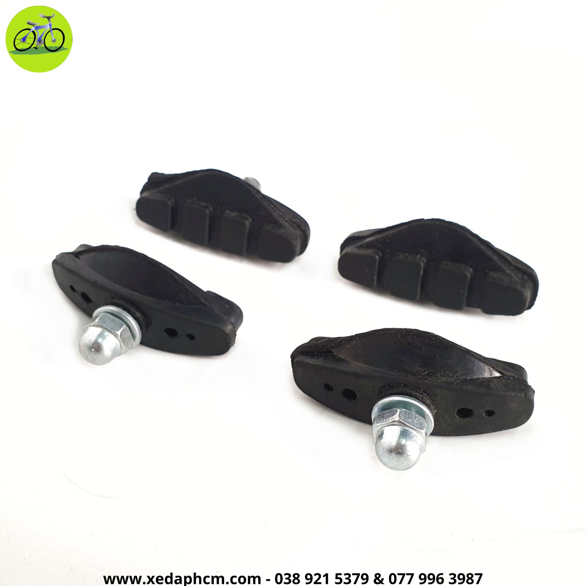 [HCM]Combo 2 cặp gôm bố thắng xe đạp má phanh 4 cục