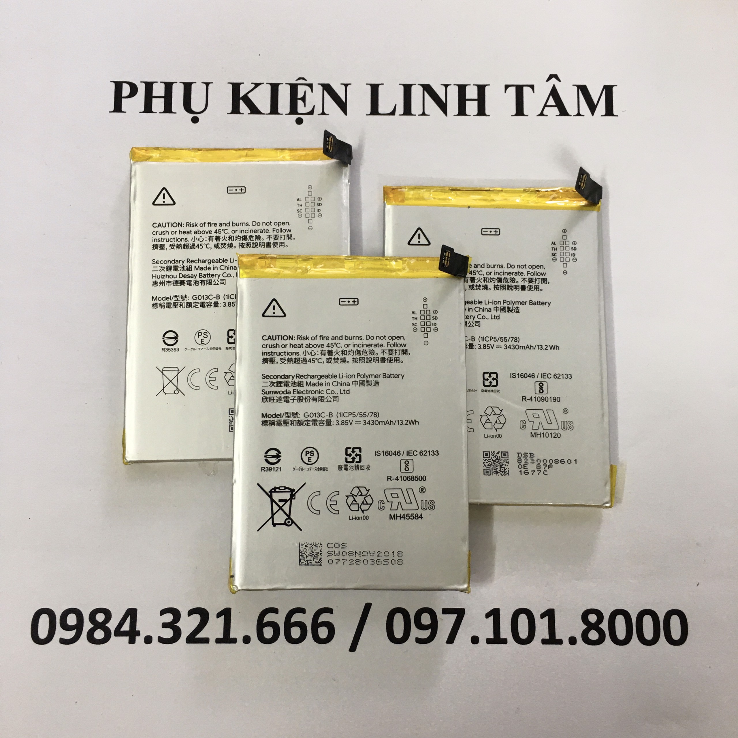 Pin Google Pixel 3 Xl, 3Xl / G013C-B