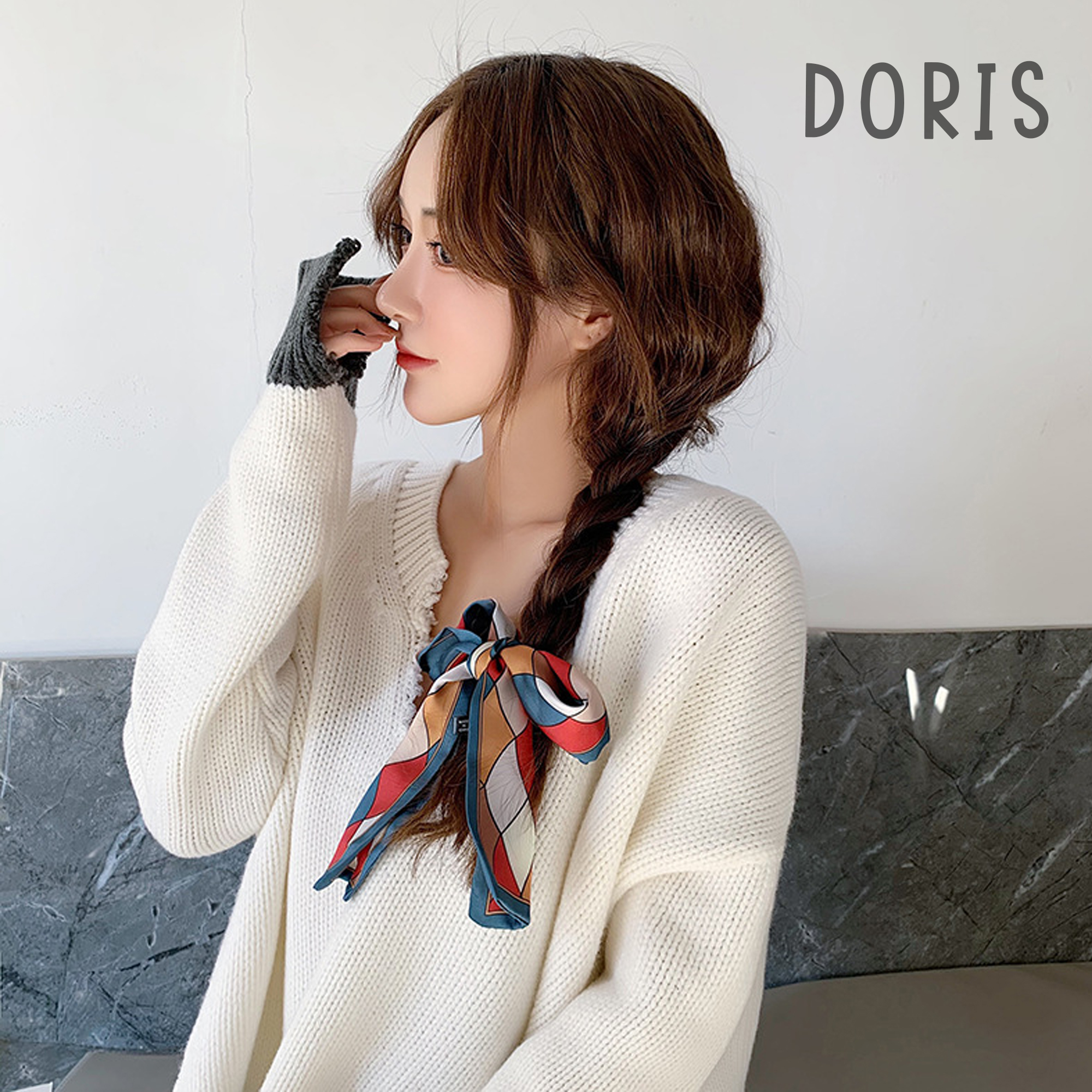 Dây cột tóc vải Đa Năng phong cách Hàn Quốc - DORIS HOUSE