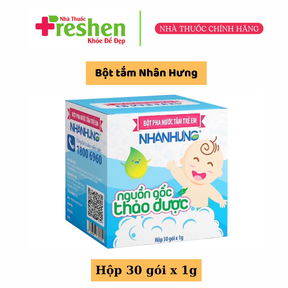 Bột tắm trẻ em nhân hưng