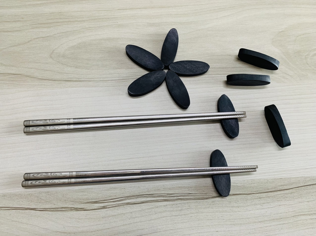 set 10 Gác đũa bằng gỗ cổ điển