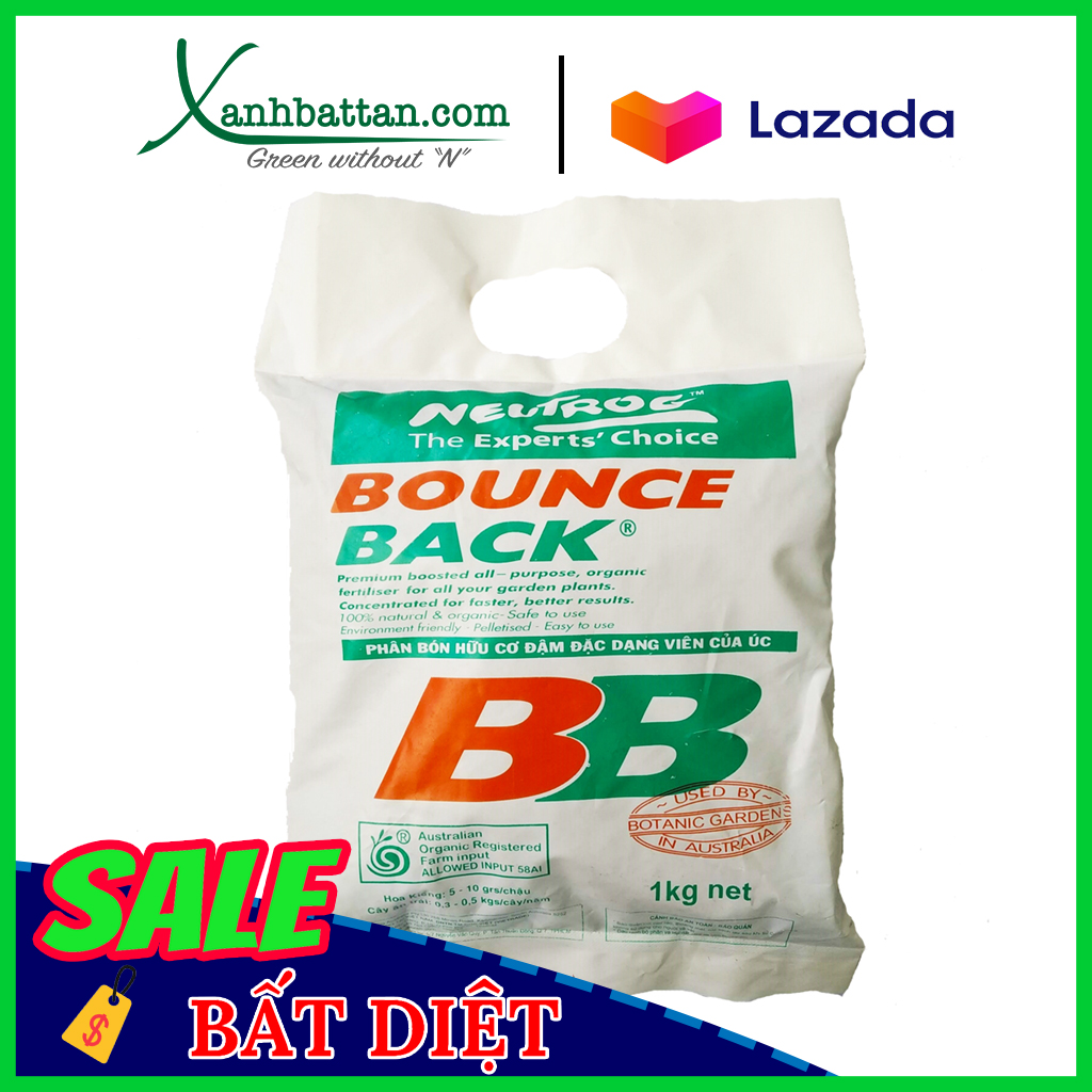 Phân Hữu Cơ Bounce Back Nhập Khẩu Từ Úc Túi 1 Kg
