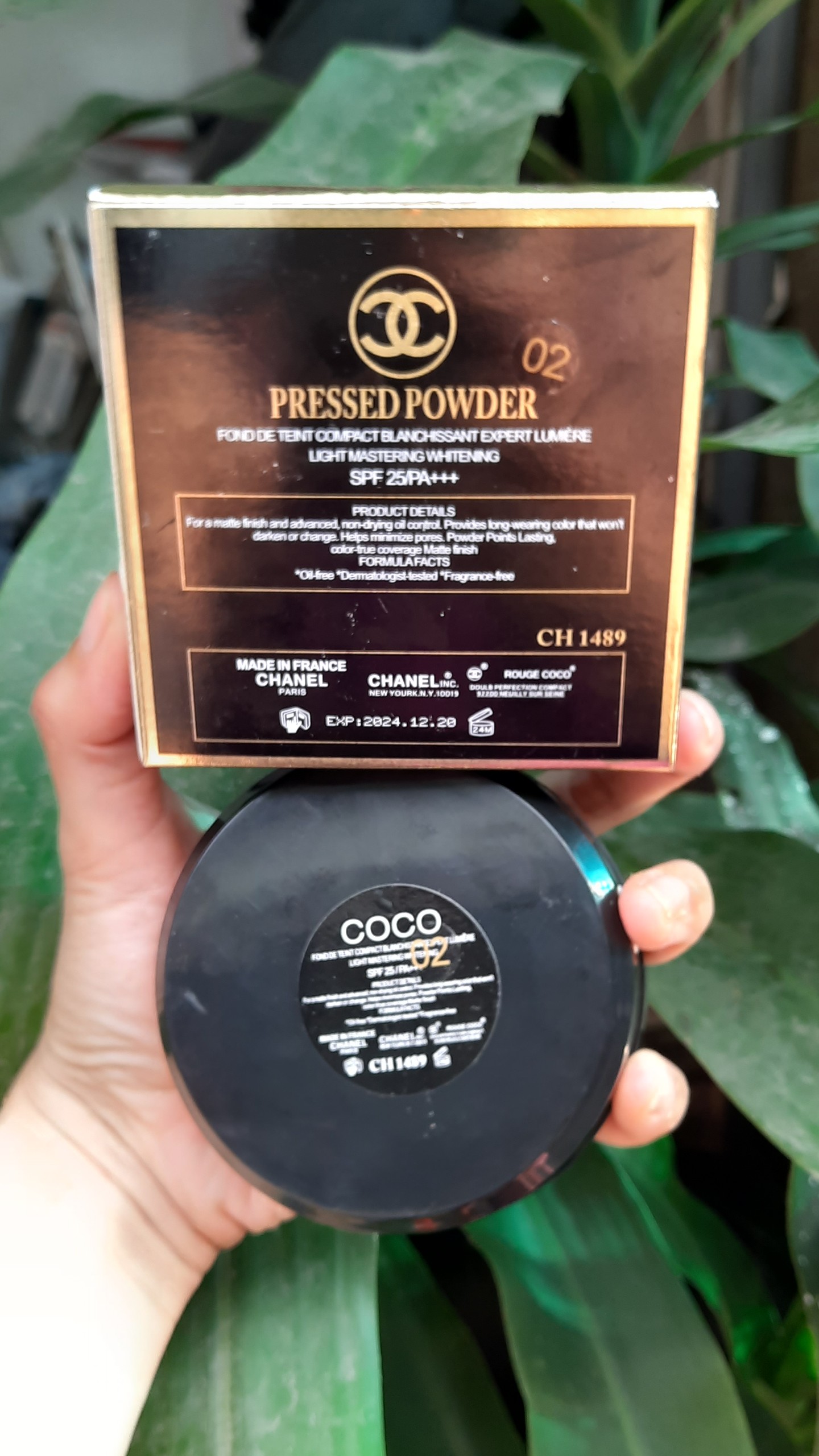 Phấn Phủ 2 Tầng Chanel COCO Pressed Powder SPF 25/PA+++ Siêu Mịn
