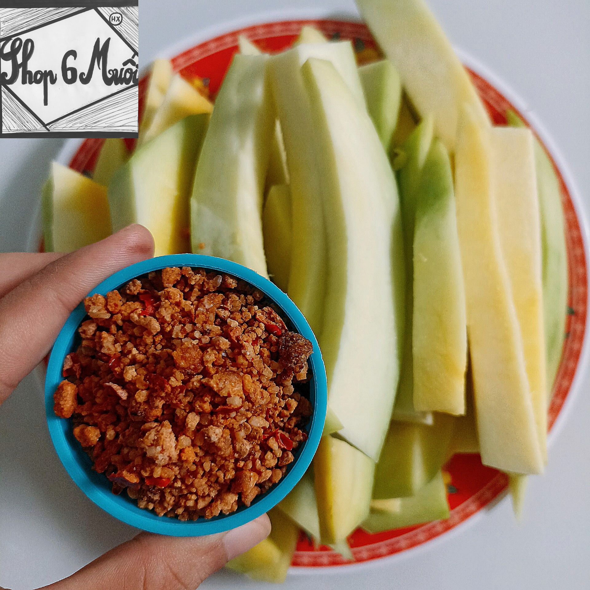 (Hũ 100gr) Muối ớt Tây Ninh Ngọc Châu (chay)