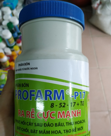 Phân bón siêu lân profarm -8/52/17+te lọ 500gram