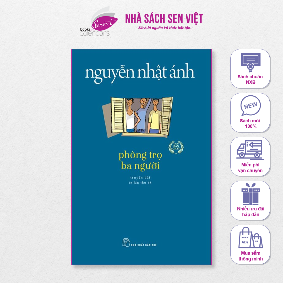 Sách - Phòng trọ ba người (Nguyễn Nhật Ánh - NXB Trẻ)