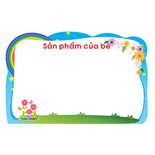 Decal Mầm Non - SẢN PHẨM CỦA BÉ (16 MẪU)