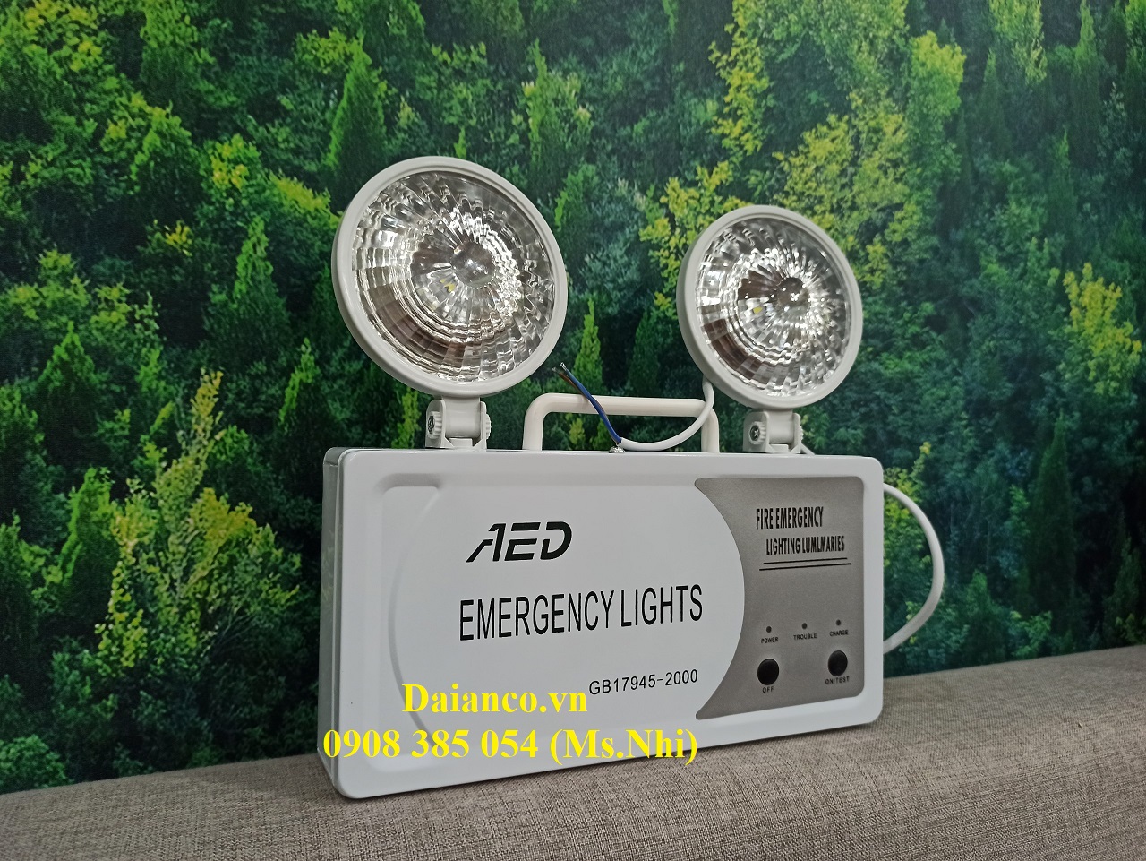 Đèn sự cố thoát hiểm khi mất điện AED - 2000, Đèn Emergency ADE