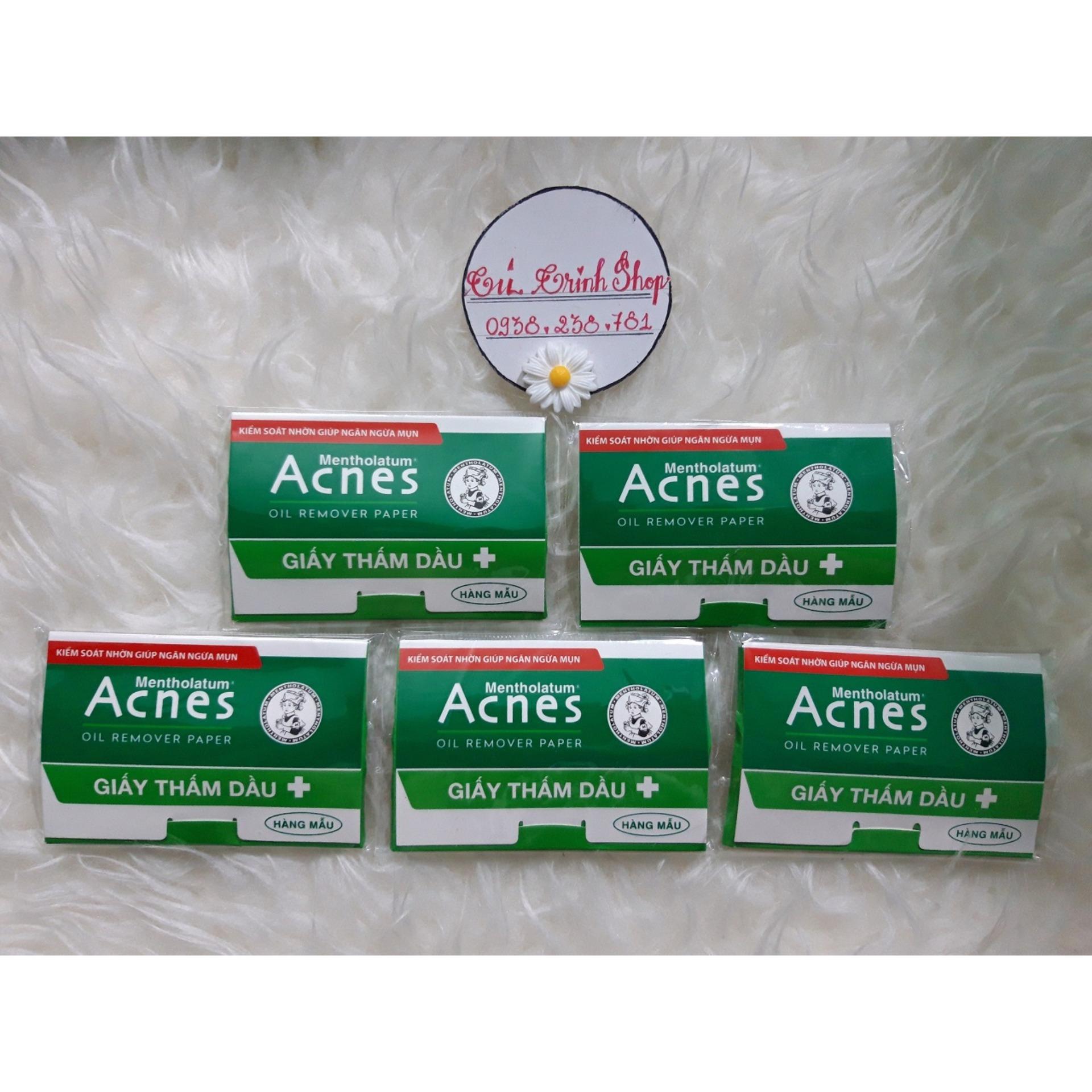 (HÀNG MẪU ) Combo 10 gói Giấy thấm dầu Acnes 50 tờ/ gói