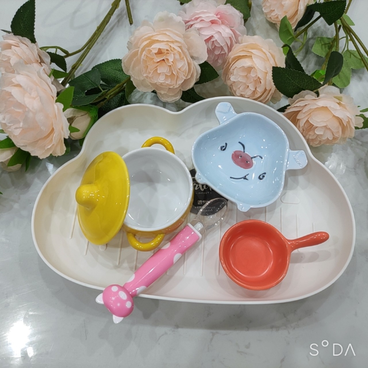 Set ăn dặm kiểu Nhật cho bé, dụng cụ ăn dặm xinh xắn