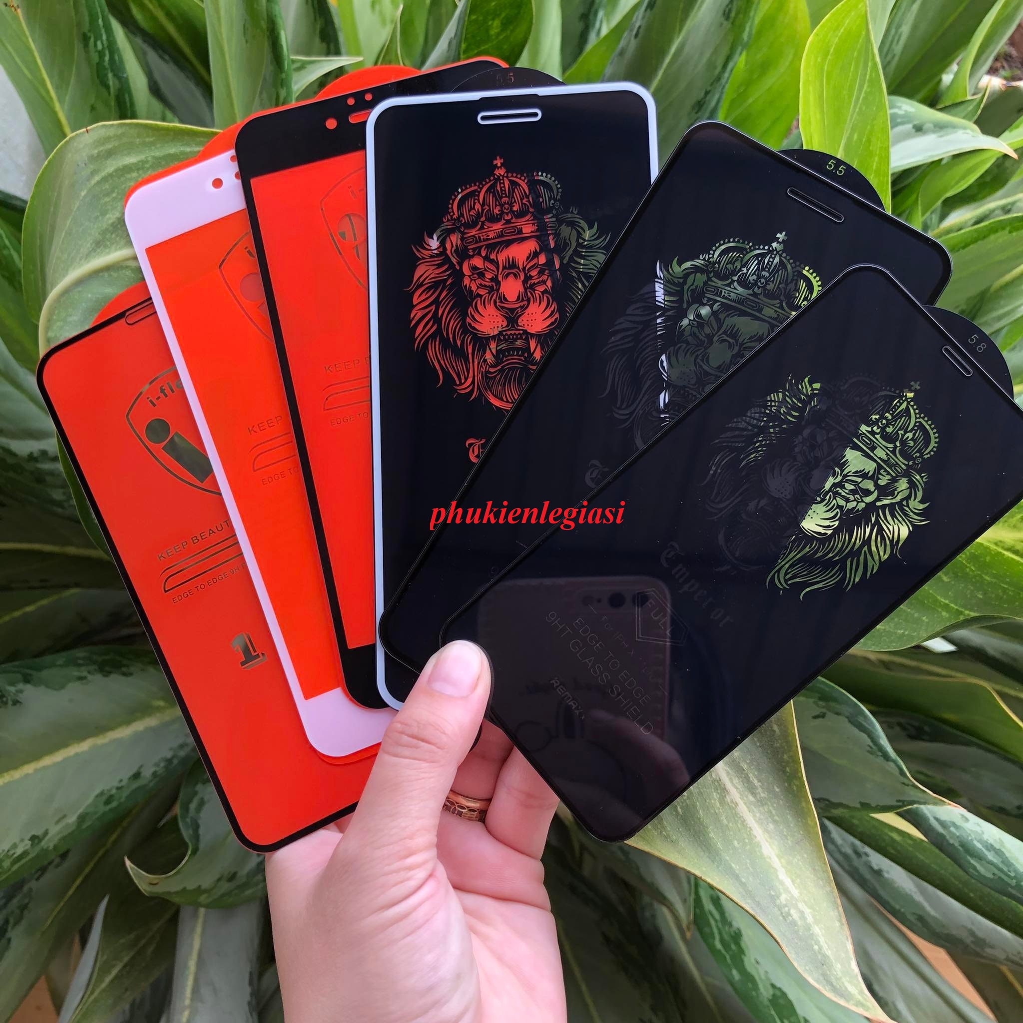 Cường lực iphone trần; 10d trần full màn;remax full;12d baseus các dòng iphone