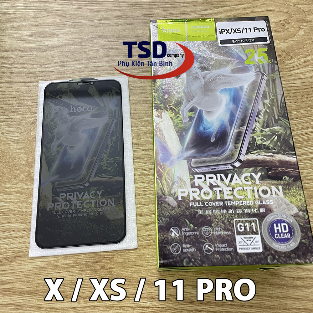 Genuine iPhone Tempered Glass Full Screen Anti-Theft Hoco G11 Genuine