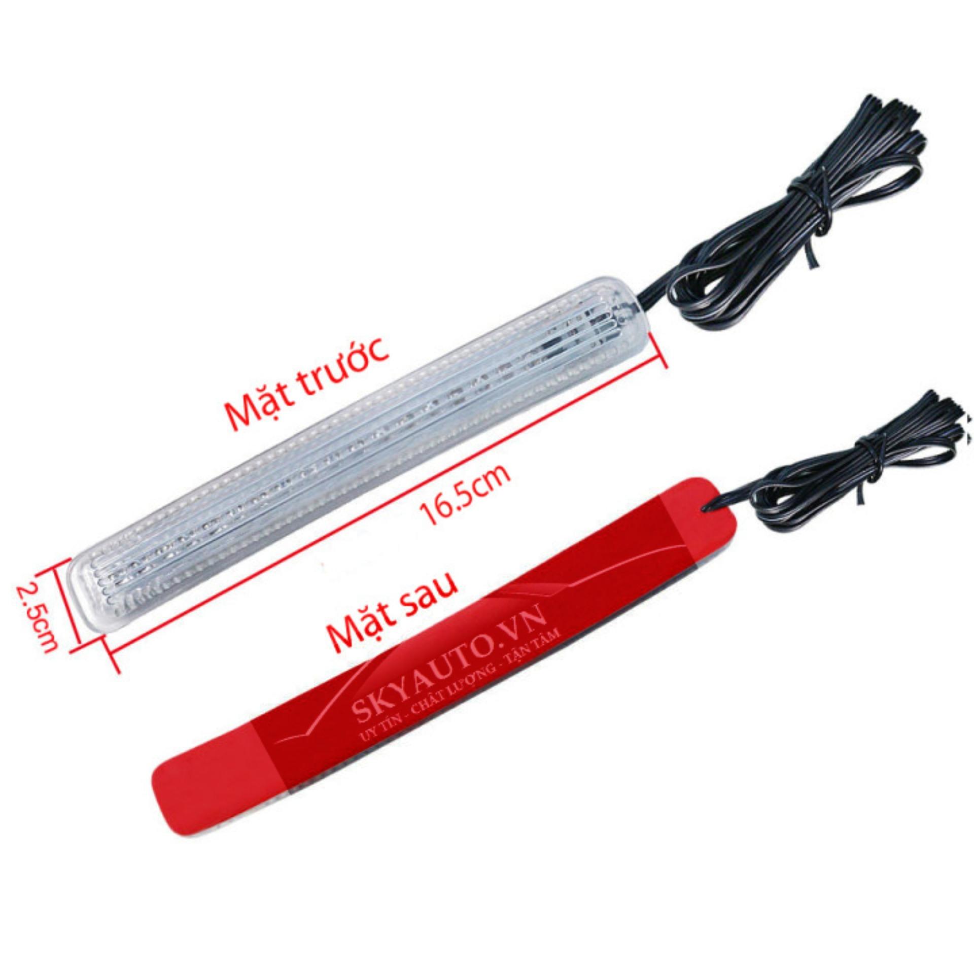 ĐÈN LED XI NHAN GƯƠNG CHIẾU HẬU HAI MÀU