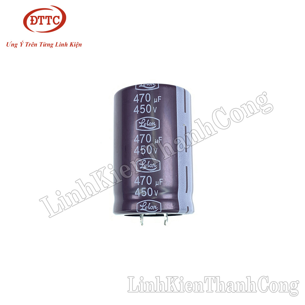Tụ Hóa LELON 470uF 450V (30x50mm)