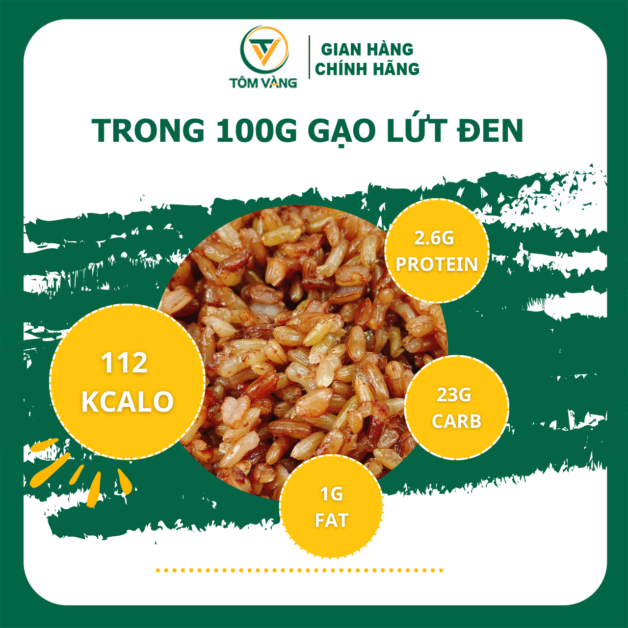 Combo 2Kg Gạo Lứt Dẻo Điện Biên (Mỗi Túi 1Kg Hút Chân Không)