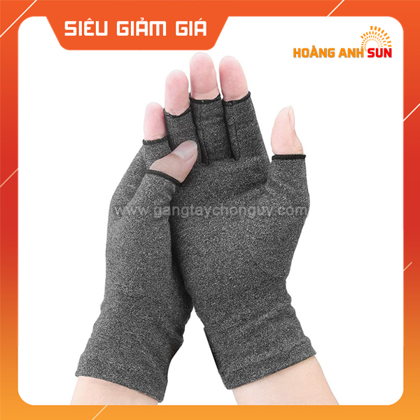 Găng tay cụt ngón 🍁THẬT TAY🍁 Găng tay đi xe máy, lái ô tô, đạp xe dạng hở ngón cho nam nữ vải mềm, chống nắng, co giãn, dùng cả 4 mùa