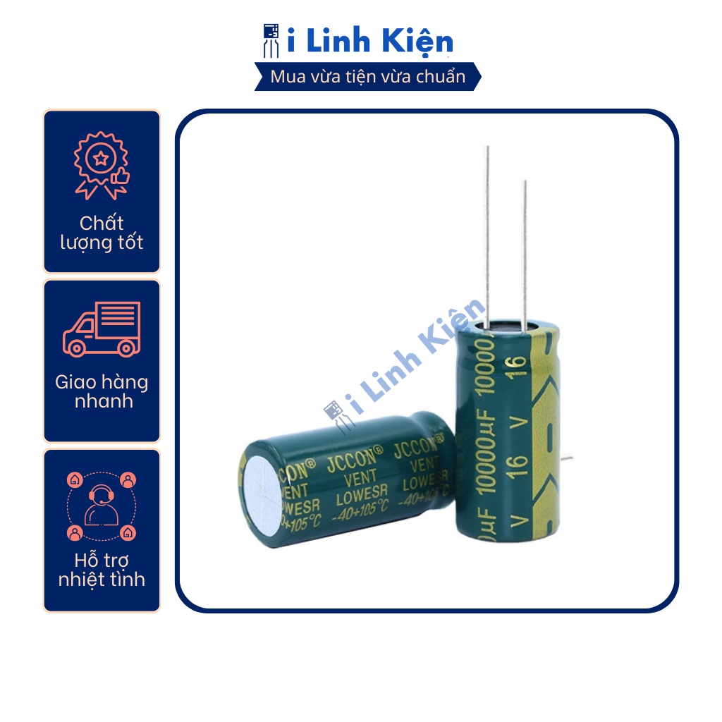 Tụ hóa 10000UF 16V chất lượng tốt.