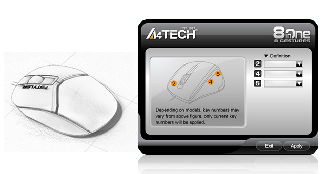 Chuột có dây A4 Tech FM12 - Hàng Chính Hãng