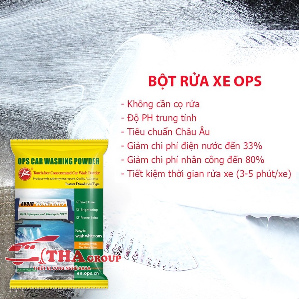 Bột rửa xe không chạm Tiêu Chuẩn Châu Âu OPS