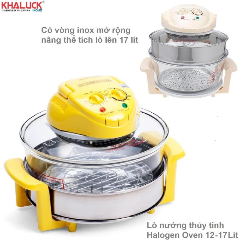 Bảng giá Lò nướng thủy tinh halogen Oven 12-17 lít Khaluck home KL 658H Điện máy Pico