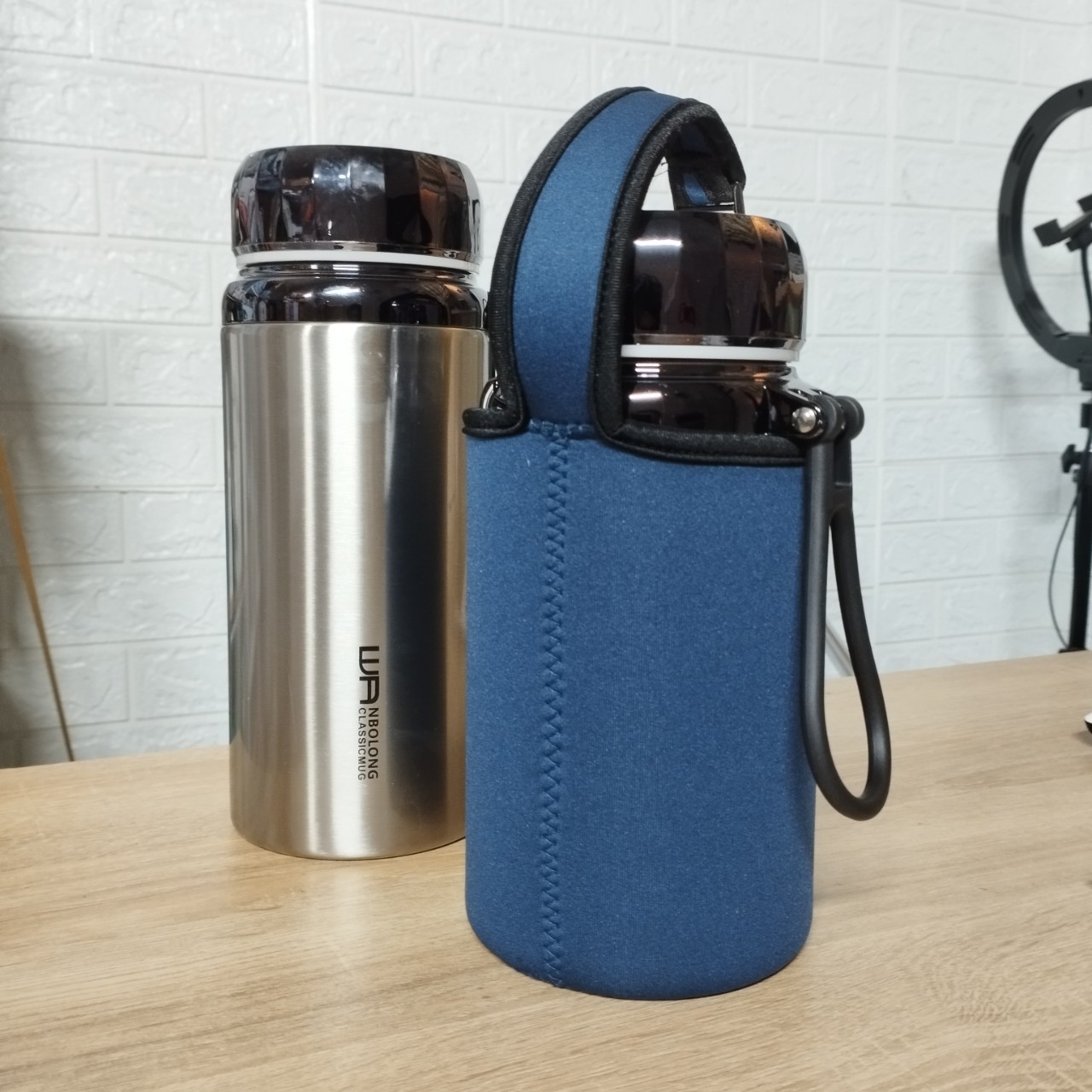 Túi đựng bình nước, túi đựng bình giữ nhiệt 1500ml, 1200m, 1000ml vải chống thấm, chống va đập