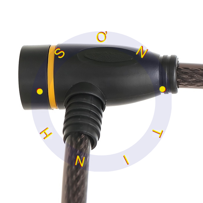 Khóa xe đạp, khóa dây cáp TOLSEN 55170 BICYCLE LOCK