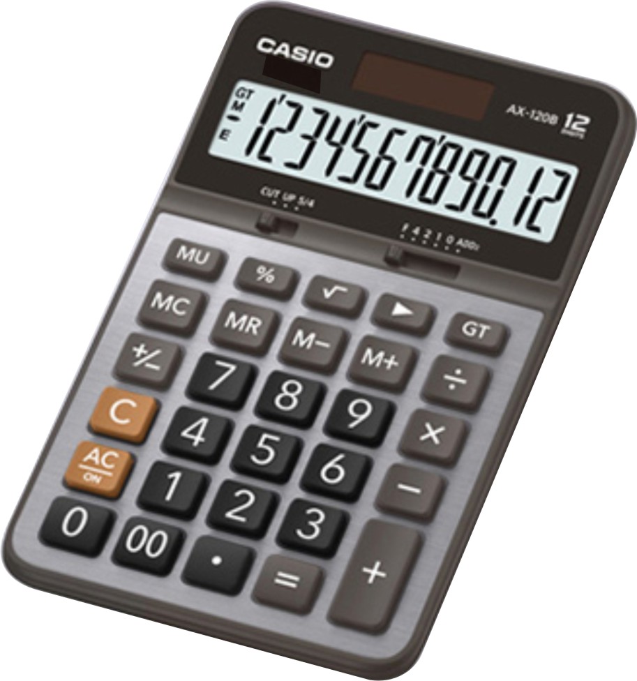 [HCM]Máy tính Casio AX-120B 12 (Nâu)