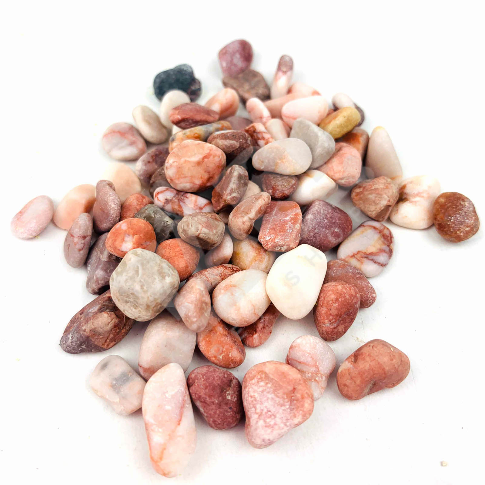 1KG Sỏi Hồng Trang Trí Sân Vườn, Lót Chậu Cây, Trang Trí Hồ Cá, Bể Cá Thủy Sinh, Hồ 7 Màu, Betta, Terrarium