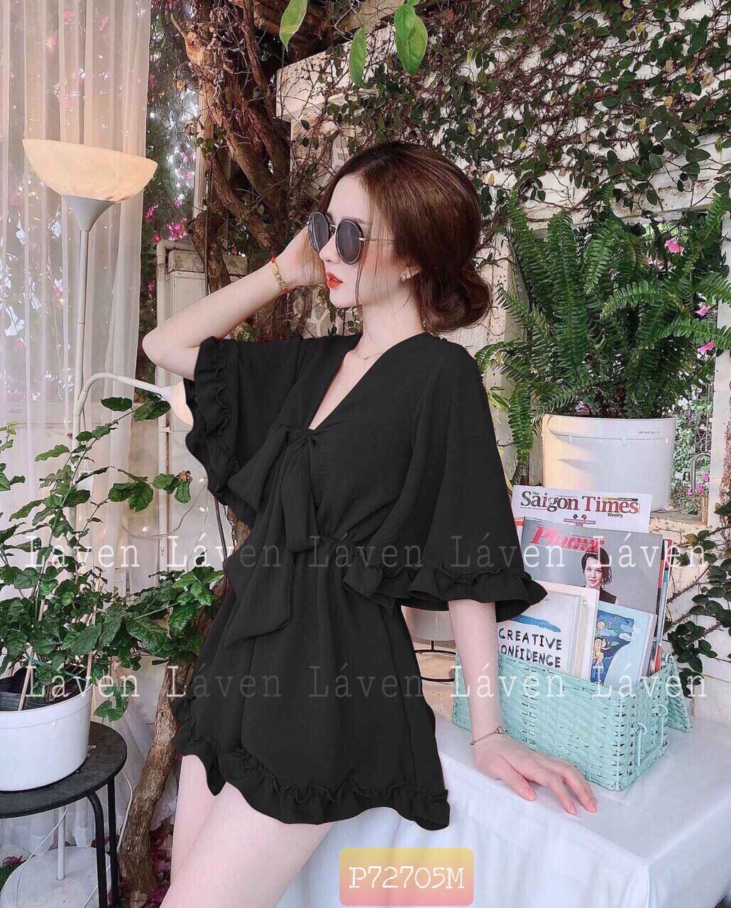 jumpsuit đùi nơ ngực kate-MTB