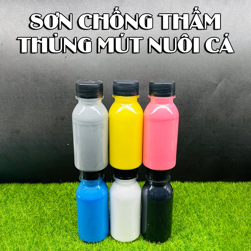 Sơn Chống Thấm thùng xốp tường sàn xi măng hồ cá bể nuôi cá cảnh chống dột mái nhà sân thượng