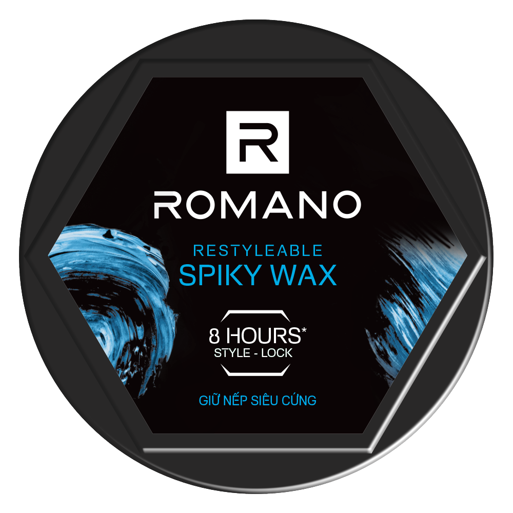 Sáp Tạo Kiểu Tóc Siêu Cứng Romano Spiky 68g