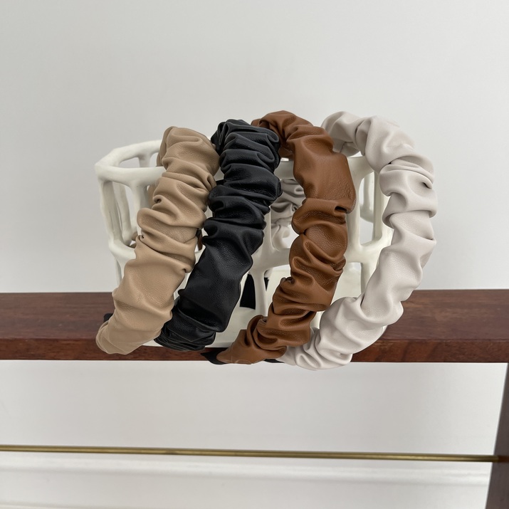 Cài tóc Leather headband Hàn Quốc