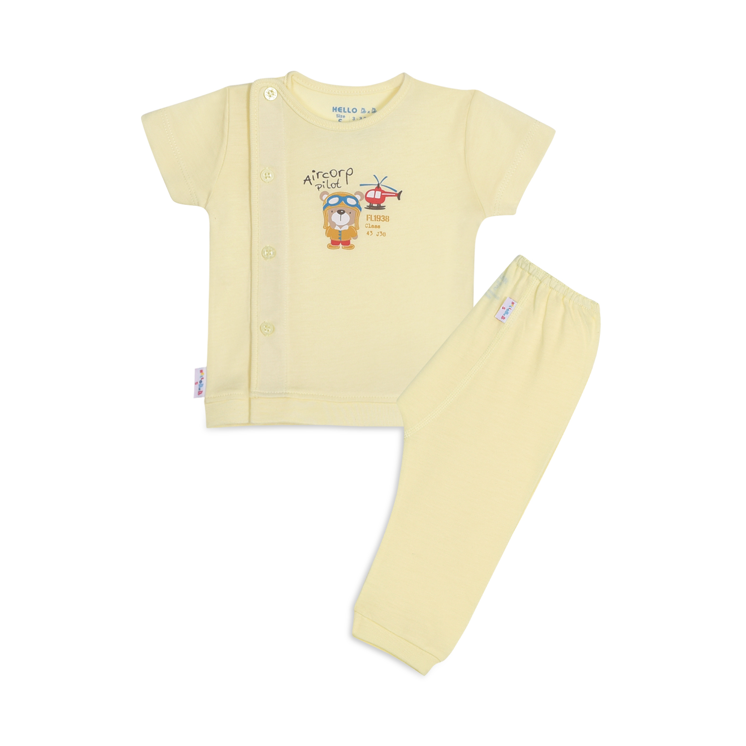 BỘ SƠ SINH BÁC SĨ BO TAY NGẮN 1327- HELLO BB