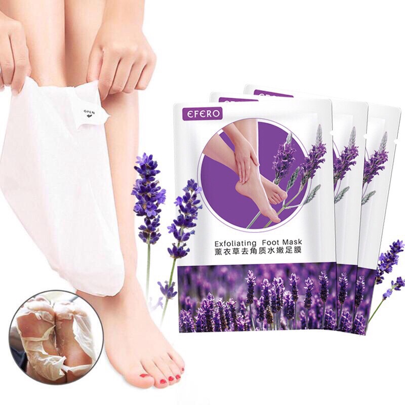 Mặt nạ ủ da chân tẩy tế bào da chết cho làn da mịn màng