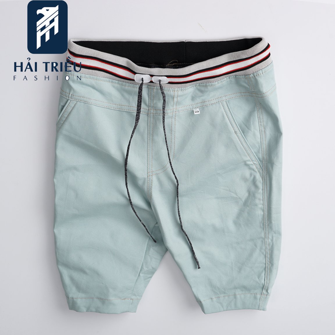 Quần short kaki nam lưng thun HT19