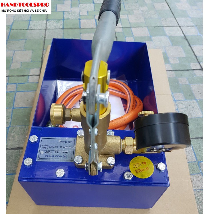 Bơm thử áp lực đường ống 60kg/cm2 pn-60, pana