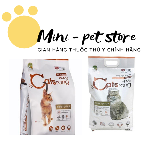[5KG] Thức ăn hạt cho mèo Hàn Quốc Catsrang
