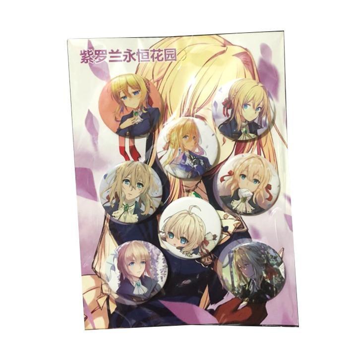 Bảng huy hiệu Miku Hatsune 8 chiếc anime chibi dễ thương