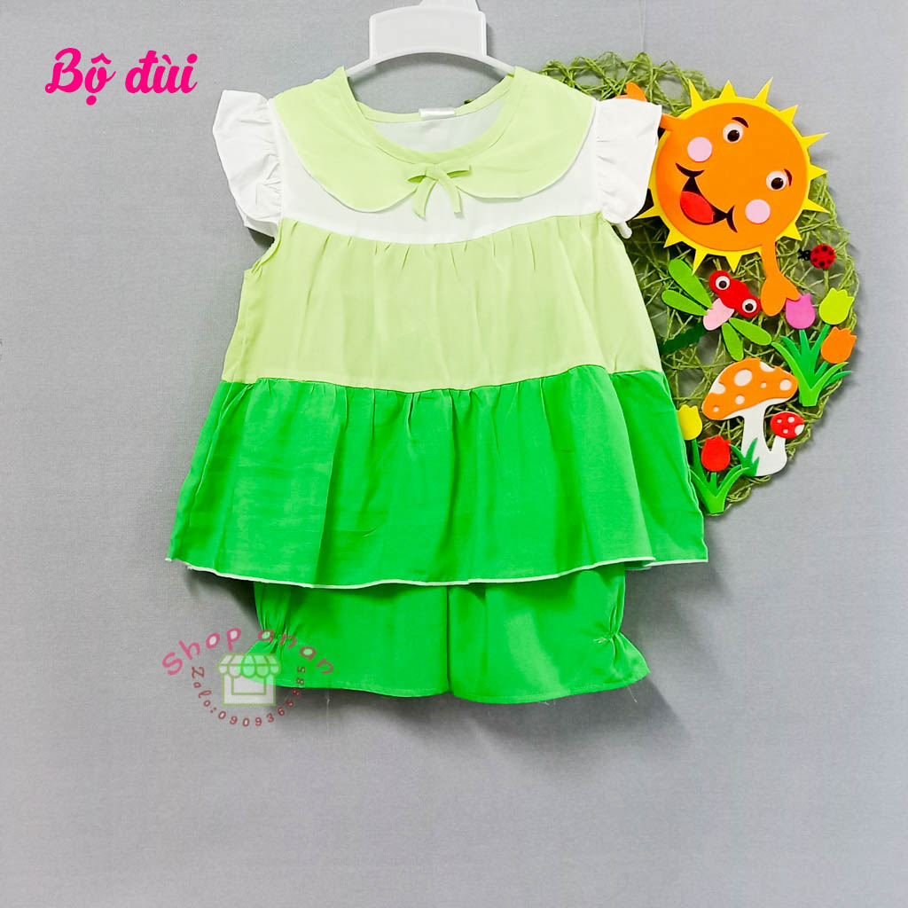 [24-28kg]Bộ tole đùi/lửng bé gái size S (24-28kg)