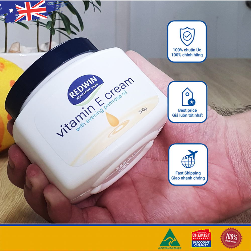 Kem dưỡng Redwin vitamin E Úc Redwin Cream with Vitamin E 300g (LZD3)