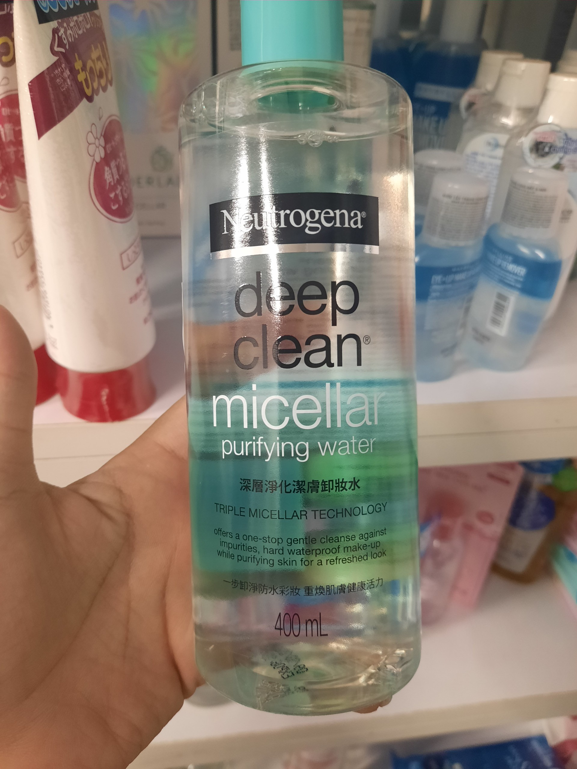 Nước Tẩy Trang Neutrogena Deep Clean Micellar Purifying Water 400ml