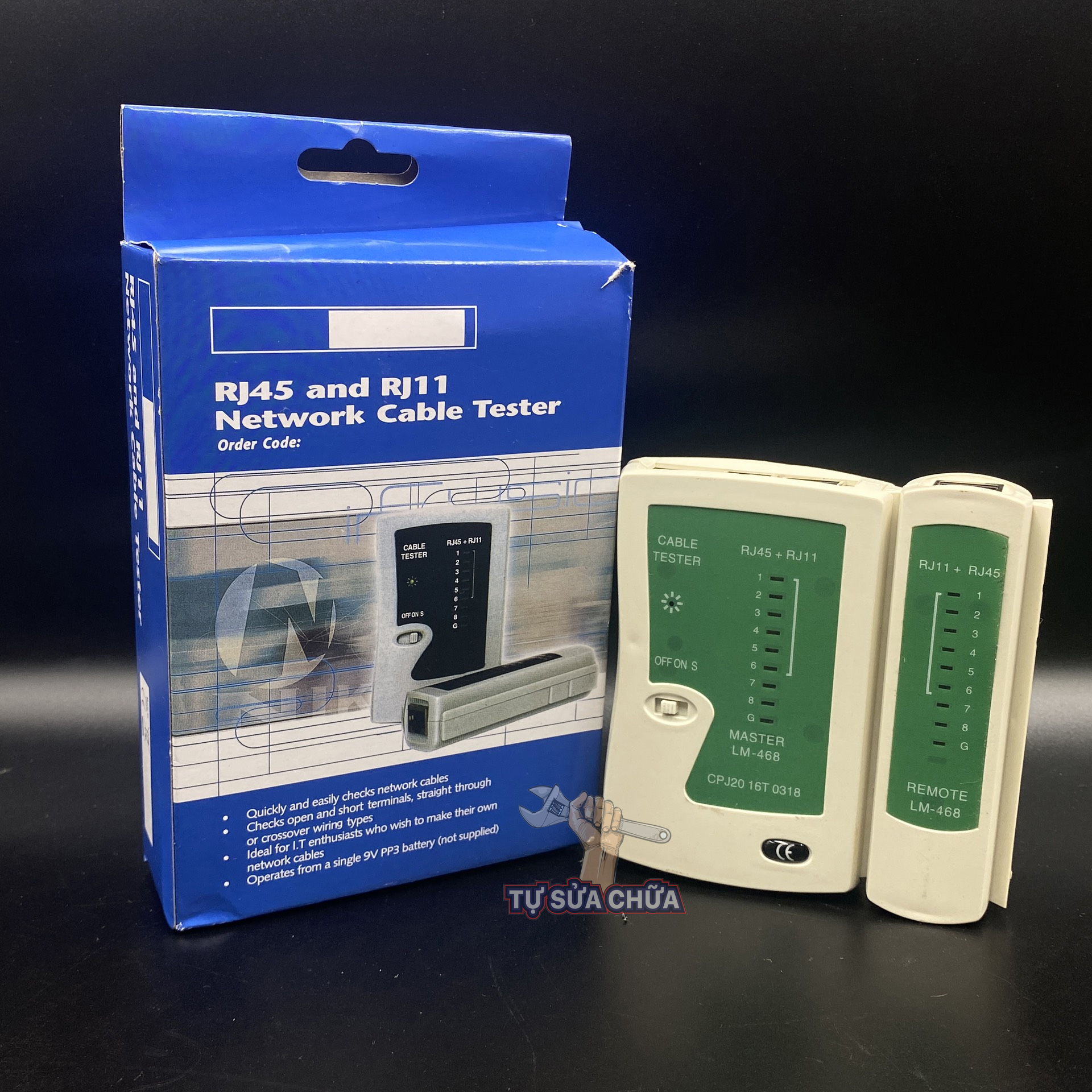 BỘ KIỂM TRA CÁP MẠNG RJ45-RJ11 CABLE TESTER