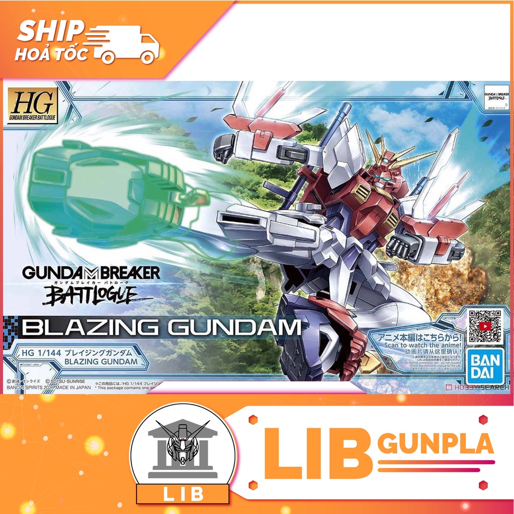 Mô hình lắp ráp Gundam HG GBB Blazing Gundam