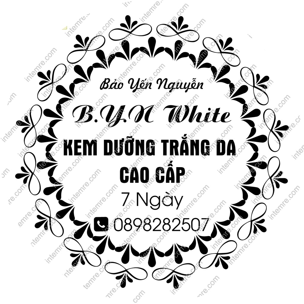 [Combo] Tem dán kem body giá rẻ đẹp 100c (team kem body)