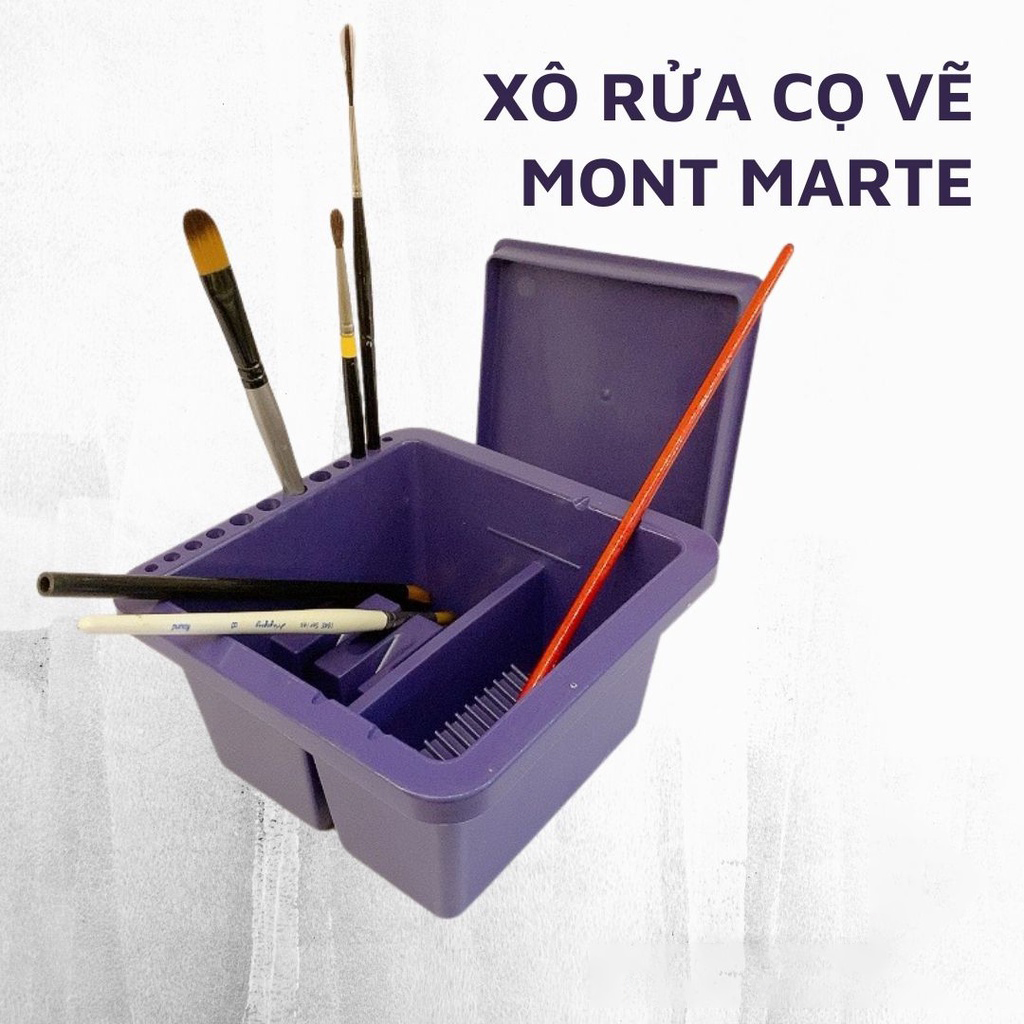Xô rửa cọ đa năng Mont Marte ( màu ngẫu nhiên)