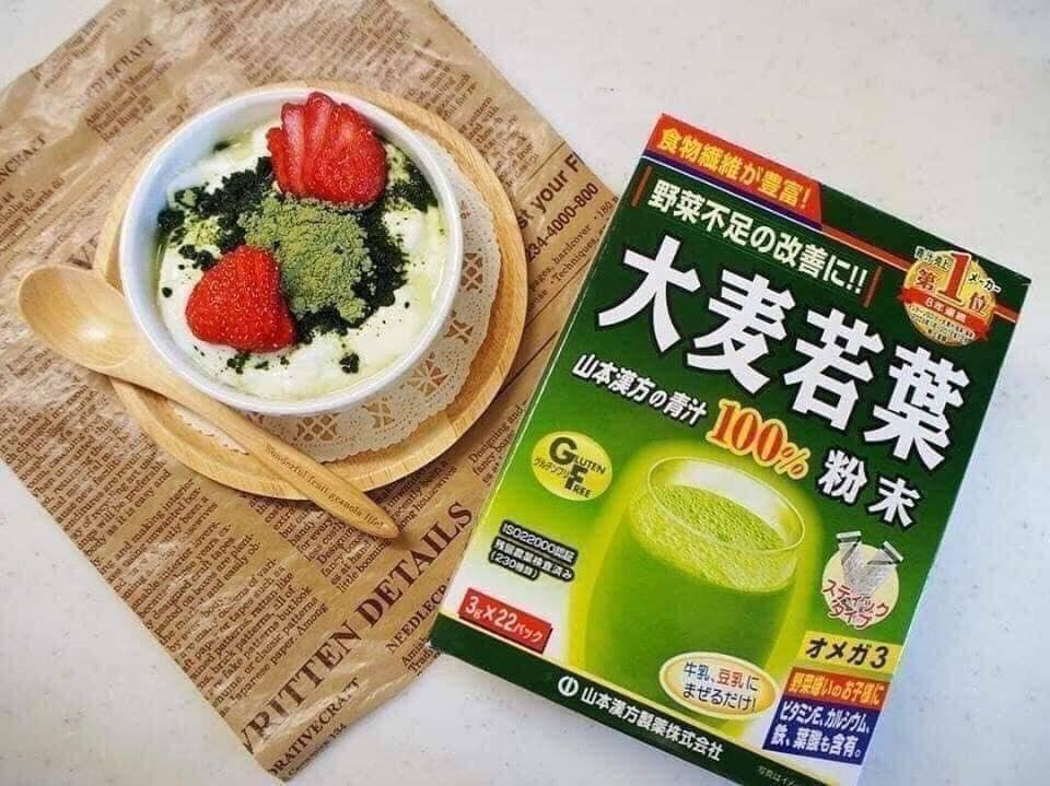 Bột Mầm Lúa Mạch Non Grass Barley Nhật Bản 3g x 44 gói nhỏ