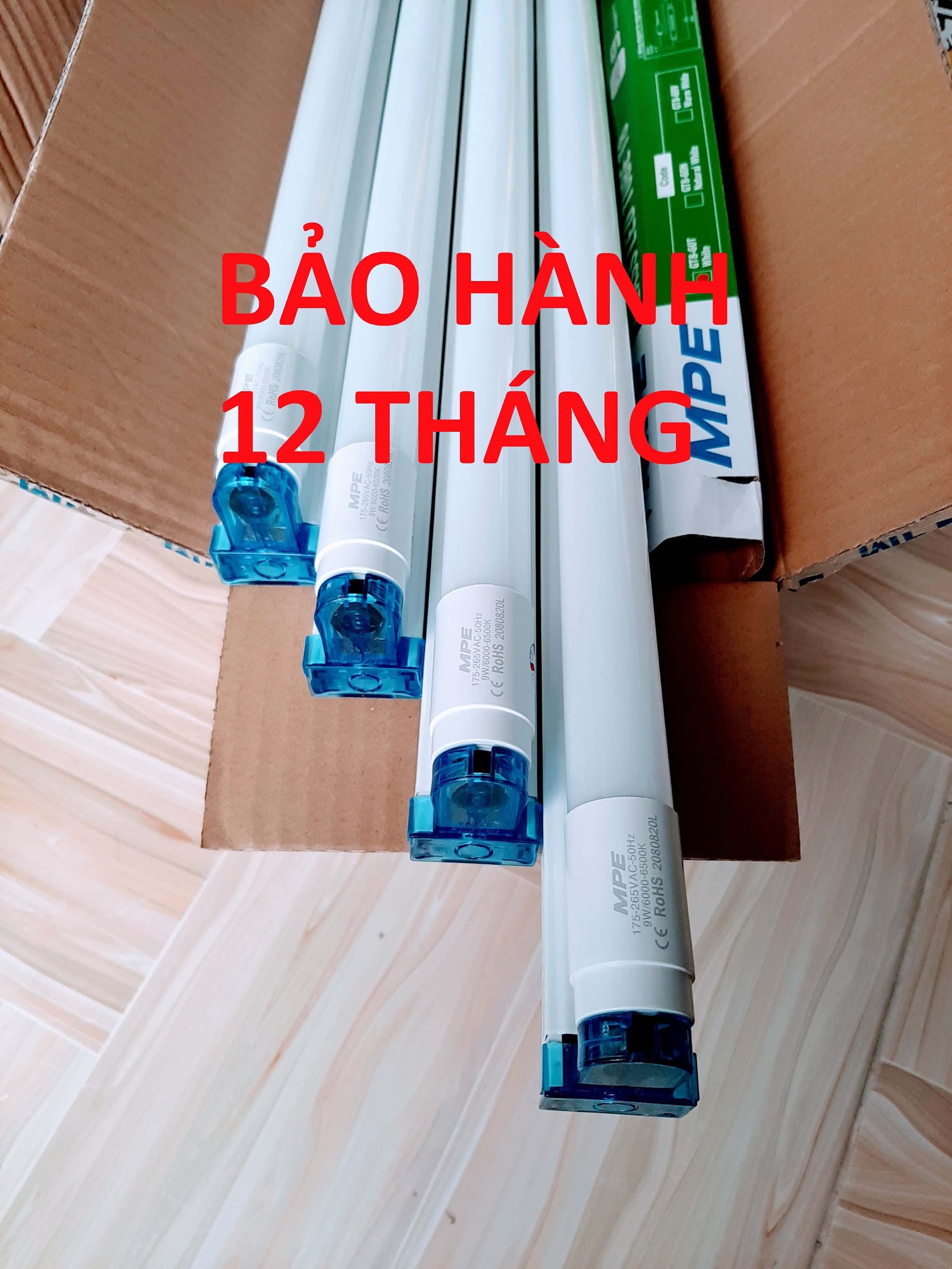 Bộ Đèn Led Tuýp 1m2 1,2m MPE 18W Sáng Trắng Bảo Hành 5 Năm.
