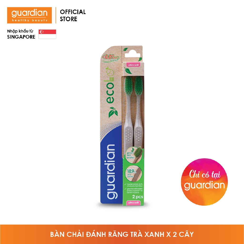 [Take-out] Bàn chải đánh răng Guardian Trà xanh – 2 cây