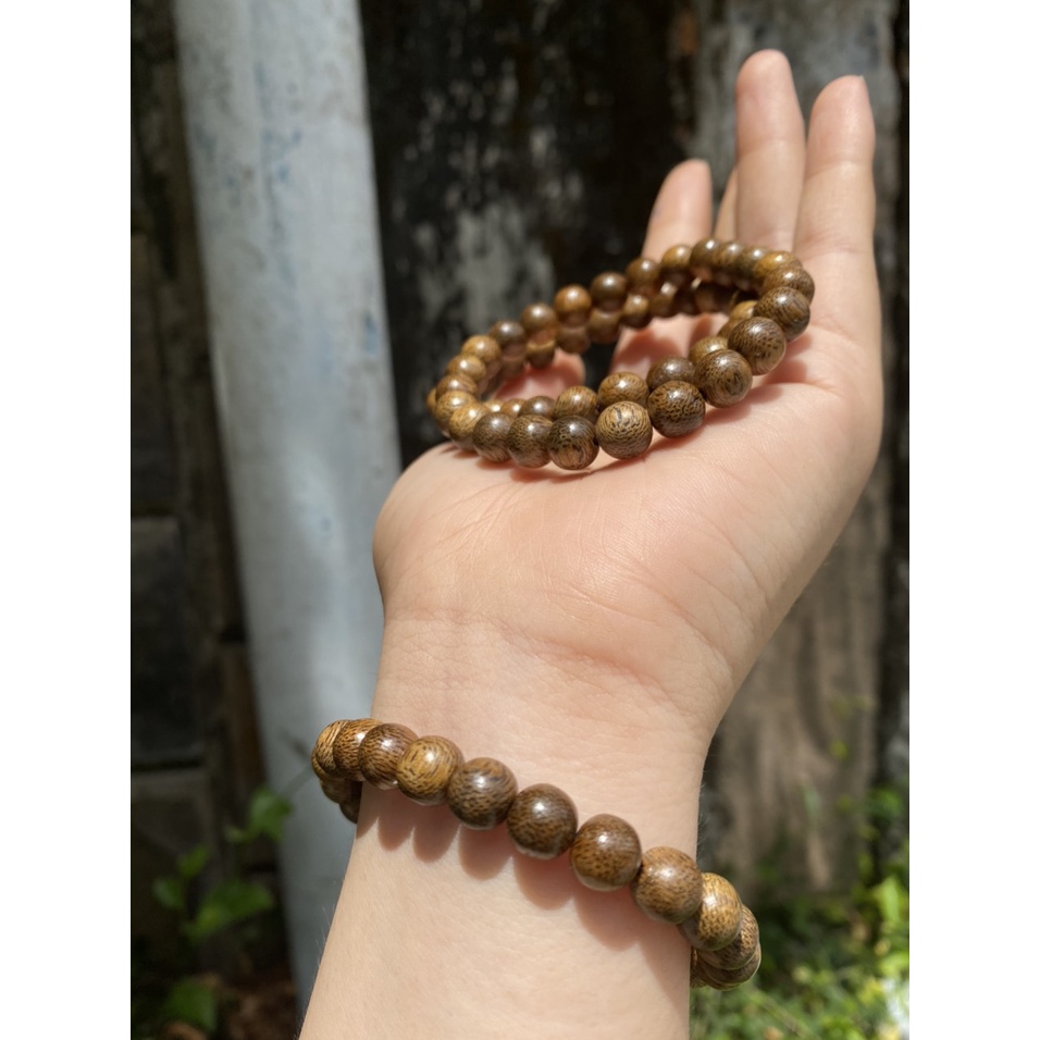Vòng tay cặp trầm hương nam nữ tốc vườn